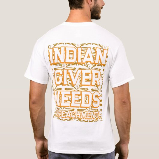 INDIASE GEVER T-SHIRT (Achterkant)