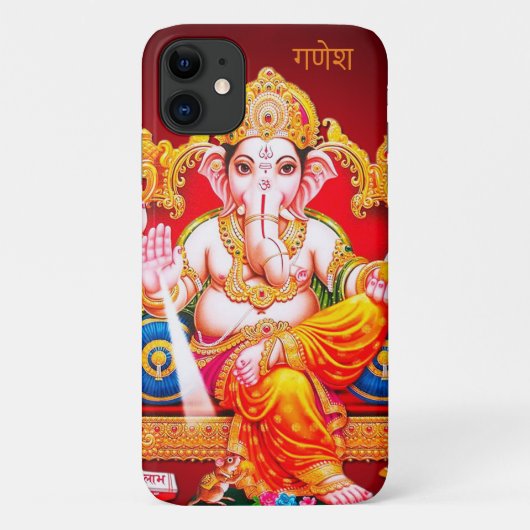 Indiase God Ganesha Mobiele Telefoon/iPad Case (Achterkant)