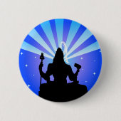 Indiase god Shiva - Button (Voorkant)