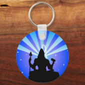 Indiase god Shiva - Sleutelhanger (Voorkant)