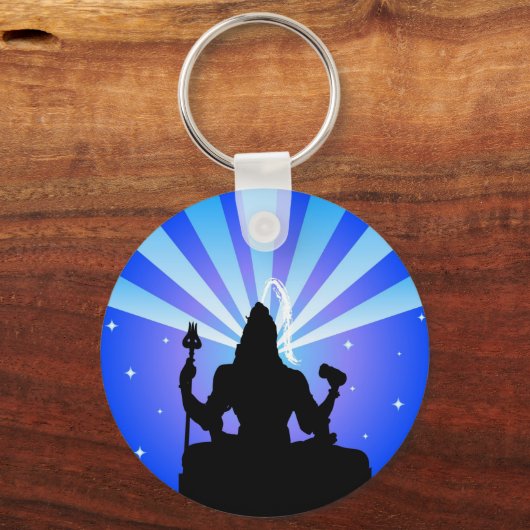 Indiase god Shiva - Sleutelhanger (Voorkant)