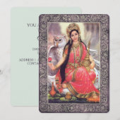 Indiase goden/godin - Uitnodiging Kaart (Voorkant / Achterkant)