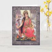 Indiase Goden / Godin - Wenskaart Kaart (Gele Bloem)