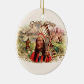  Indiase grote chef sigaar doos Keramisch Ornament (Rechts)