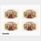  Indiase grote chef sigaar doos Rechthoekige Sticker (Vel)