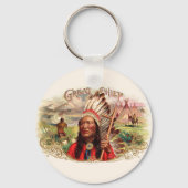 Indiase grote chef sigaar doos Sleutelhanger (Voorkant)