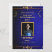 Indiase Hindoe Boy Dhoti Ceremony Pancha Kattu Inv Kaart (Voorkant)