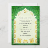 Indiase Hindoe Boy Dhoti Ceremony Pancha Kattu Inv Kaart (Voorkant)