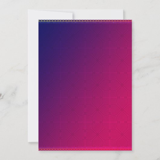 Indiase hindoe-bruid Haldi-ceremonie Ganesha Kaart (Achterkant)