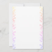 Indiase Hindoe bruiloft Ganesha Floral Kaart (Achterkant)