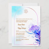 Indiase Hindoe bruiloft Ganesha Kaart (Voorkant)