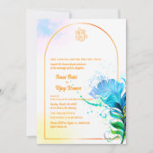 Indiase Hindoe bruiloft Ganesha Kaart (Voorkant)