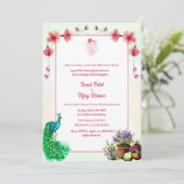 Indiase Hindoe bruiloft Ganesha Kaart (Staand voorkant)