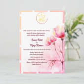 Indiase Hindoe bruiloft Ganesha Kaart (Staand voorkant)