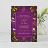 Indiase Hindoe bruiloft Ganesha Kaart (Staand voorkant)