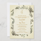 Indiase Hindoe bruiloft Ganesha Kaart (Voorkant)