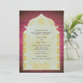 Indiase Hindoe bruiloft Ganesha Kaart (Staand voorkant)