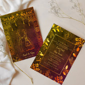 Indiase Hindoe bruiloft Ganesha Kaart