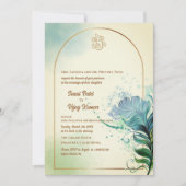 Indiase Hindoe bruiloft Ganesha Kaart (Voorkant)