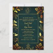 Indiase Hindoe bruiloft Ganesha Kaart (Voorkant)