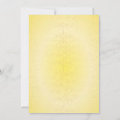 Indiase Hindoe bruiloft Ganesha Royal Golden Kaart (Achterkant)