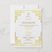 Indiase hindoe bruiloft uitnodiging (Voorkant)