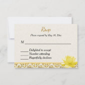 Indiase hindoe bruiloft uitnodiging RSVP (Voorkant)