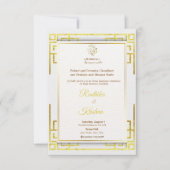 Indiase Hindoe eenvoudige bruiloft uitnodiging (Voorkant)