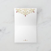 Indiase Hindoe foto bruiloft dank u Kaart (Binnen)