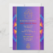 Indiase Hindoe Housewarming Griha Pravesh Chakra Kaart (Voorkant)
