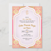 Indiase Hindoe Housewarming Griha Pravesh Kaart (Voorkant)