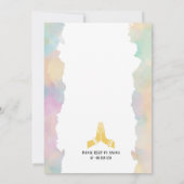 Indiase Hindoe Housewarming Griha Pravesh Kaart (Achterkant)