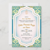 Indiase Hindoe Housewarming Griha Pravesh Kaart (Voorkant)