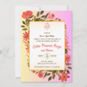 Indiase Hindoe Housewarming Griha Pravesh Kaart (Voorkant)