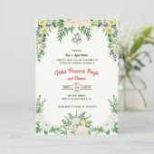 Indiase Hindoe Housewarming Griha Pravesh Kaart (Staand voorkant)