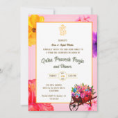 Indiase Hindoe Housewarming Griha Pravesh Kaart (Voorkant)