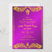 Indiase Hindoe Housewarming Griha Pravesh Kaart (Voorkant)