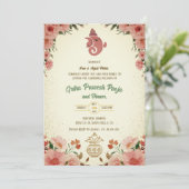 Indiase Hindoe Housewarming Griha Pravesh Kaart (Staand voorkant)