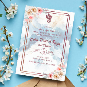 Indiase Hindoe Housewarming Griha Pravesh Kaart