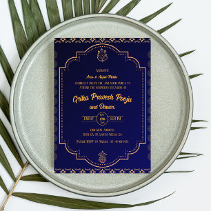 Indiase Hindoe Housewarming Griha Pravesh Kaart