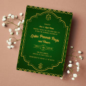 Indiase Hindoe Housewarming Griha Pravesh Kaart