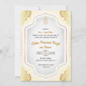 Indiase Hindoe Housewarming Griha Pravesh Kaart (Voorkant)