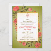 Indiase Hindoe Housewarming Griha Pravesh Kaart (Voorkant)