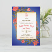 Indiase Hindoe Housewarming Griha Pravesh Kaart (Staand voorkant)