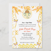 Indiase Hindoe Housewarming Griha Pravesh Kaart (Voorkant)