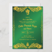 Indiase Hindoe Housewarming Griha Pravesh Kaart (Voorkant)