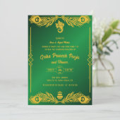 Indiase Hindoe Housewarming Griha Pravesh Kaart (Staand voorkant)