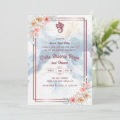 Indiase Hindoe Housewarming Griha Pravesh Kaart (Staand voorkant)