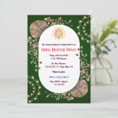 Indiase Hindoe Housewarming Griha Pravesh Rustiek Kaart (Staand voorkant)