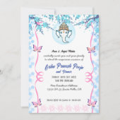 Indiase Hindoe Housewarming Griha Pravesh Vlinder Kaart (Voorkant)